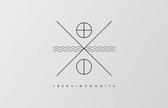 Estudio Ritxi Ostáriz. Terra Incognita #geometry #logo #identity #cross