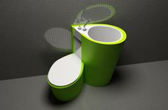 Za Bor Architects proposes an optimal combination of the toilet and sink - www.homeworlddesign. com (3) #ideas #furniture #bathroom