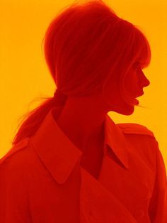 red girl #photo #palette