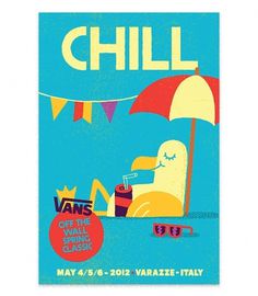 Vans Off The Wall Spring Classic 3 - Mauro Gatti's House of Fun #illustration #chilling #bird