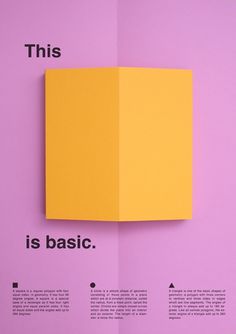thisisbasic_posters_square #fold #color #minimal #poster #paper