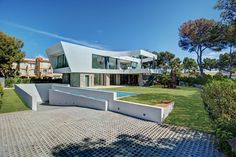 Mediterranean Villa Incorporating Dedicated Outdoor Spaces in Spain #architecture