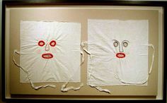Miscellaneous Folk and Outsider #creepy #fabric #folk #strange #mask #art #century #20th