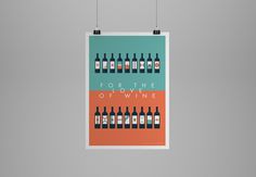 FOR THE LOVE OF WINE Posters on Behance #animation #vector #animated #branding #icon #illustrator #icons #wine #clean #indesign #illustration #posters #gif #selection