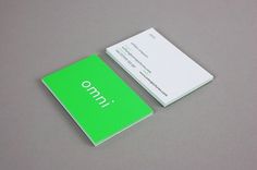 Qubik Design +44 (0)113 226 0839 #business #fluorescent #card #stationery #logo