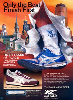 Vintage Ad: ASICS Tiger X-Caliber - 1981 Boston Marathon | Sole Collector