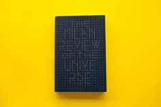 It's Nice That : The Milan Review of the Universe #yellow #book