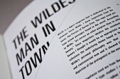WILDE Magazine on Typography Served #white #black #photography #and #wilde #magazine #typography