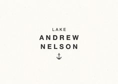 Logo Project: Branding 10,000 Lakes #white #avant #type #black #and #logo #typography