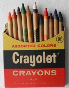 All sizes | CRAYOLET Crayons 1960s | Flickr - Photo Sharing! #crayons #vintage #package