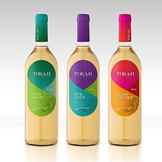 Tokaji Wine #bottle #pink #packaging #design #hite #hungarian #wine #label #purple #green