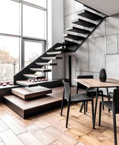 Methaforma Group Created Mezzanine Apartment in Gray Colors - InteriorZine