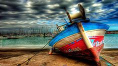 Boat on Sandbar #inspiration #photography #hdr