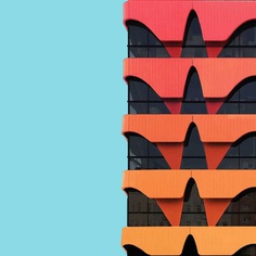 Colorful and Minimalist Architecture Photography by Paul Eis