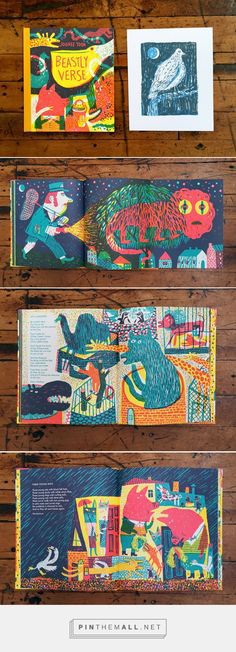 "Night Pigeon" and "Beastly Verse" by JooHee Yoon... - a grouped images picture - Pin Them All