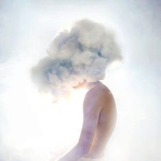 FFFFOUND! #white #woman #cloud #head #dreamy