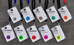 Fonts In Use – f8 Conference Badges #identity