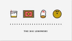Iconic #lebowski #design #graphic #icons