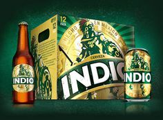 Indio #packaging #beer #bottle