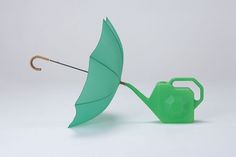 Umbrella + Watering Can : Daniel Eatock #photography