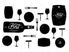 dan_alexander_brut_project41 #interior #lettering #wine #restaurant #identity #bar #logo #layout #typography