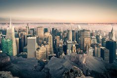 CJWHO ™ (Here's What Manhattan Would Look Like Inside the...) #grand #design #petro #landscape #photography #architecture #manipulation #art #gus #manhatten #canyon