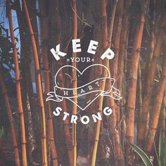 Keep your head up. Keep your heart strong #inspiration #design #handlettering #typography