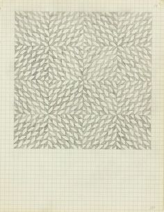 The Josef & Anni Albers Foundation #anni #from #a #drawing #geometric #on #albers #notebook #pencil #paper #1970