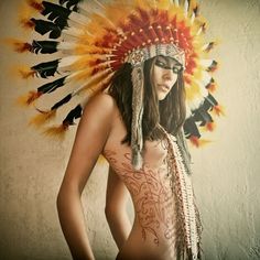 5 Pieces Gallery — Jaime Ibarra - Lucy In Disguise #indian #photography #feathers