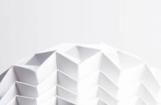 tessellation origami #origami #sculpture #paper #tessellation