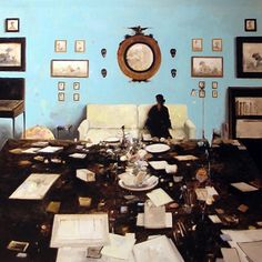 The Fox Is Black » The Paintings of Geoffrey Johnson #geoffrey #johnson #art #paintings