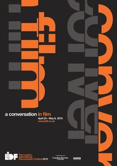 Creative Review - LIDF graphics by Up Creatives #conversation #print #poster #film #typography