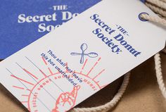 The Secret Donut Society by Ceci Peralta and José Velázquez #graphic design #print #photography #label