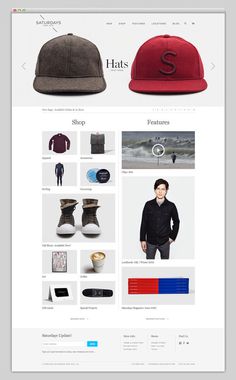 Saturdays #design #website #fashion #layout #web