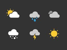 Weather_glyphs #weather #icons