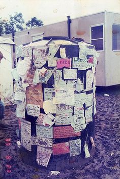 Glastonbury Festival Notice Board david rownia/glastonbury #david #rownia #glastonbury