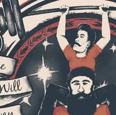 Will Power Pale Ale by Studio Epitaph #ale #illustration #beer #craftbeer #power #textures #beard #moustache #weight