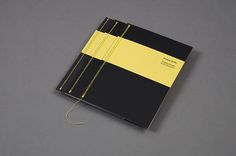 Because Studio — Design & Art Direction/Folio 01 / Bench.li #binding #because #tear #print #yellow #black #studio #sew #brochure