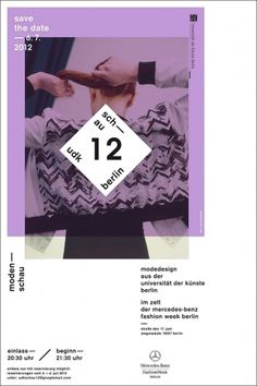 COUTE QUE COUTE: UDK BERLIN (UNIVERSITY OF THE ARTS) PRESENTS »SCHAU12« / 6TH JULY 2012 (RSVP 2ND–4TH JULY) #save #date #serif #sans #the #grid #minimal #poster