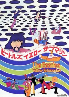 Yellow SubmarineJapanese (?) poster. #beatles #japanese #poster #the