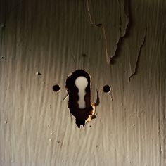 Forty-Two Days : Tina Hillier - Editorial, Commercial, Fine Art & Portrait Photographer based in London #plaster #peeking #hole #texture #paint #wall #photography #keyhole