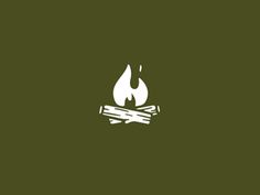Drib130 #branding #camping #fire #logo #logs