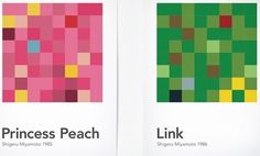 Designer Breaks Down, Mixes Videogame Characters Into 'Scrambled Pixels' - DesignTAXI.com #pixel #videogame #poster