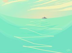 The Screensaver in my brain #sun #ocea #island #sea #summer #blue #green