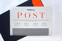 Büromarks thebackmatter: Pencil Post by Chloe Galea /... #editorial