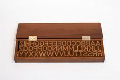 The Design Blog #wood #letters