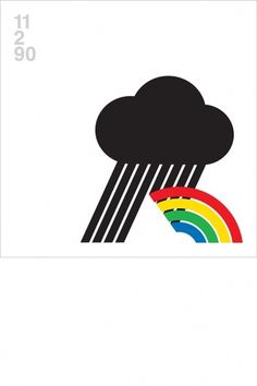 Blanka || Supersize #cloud #helvetica #rainbow #poster