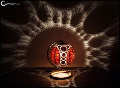 Handcrafted gourd lamps