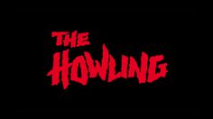The howling 1981 movie poster lettering