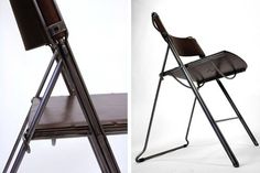 CONVOY #chair #design #furniture #leather #metal